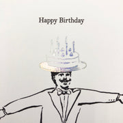 画像をギャラリービューアに読み込む, ポストカード Happy Birthday「ケーキ」