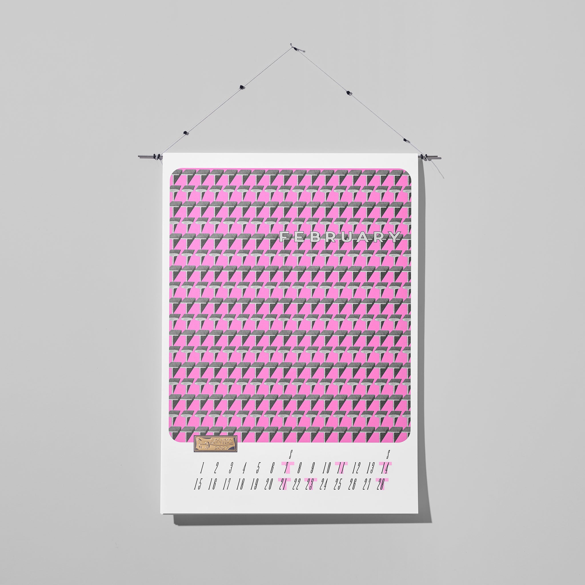 2027 Calendar CACUMA Patterns
