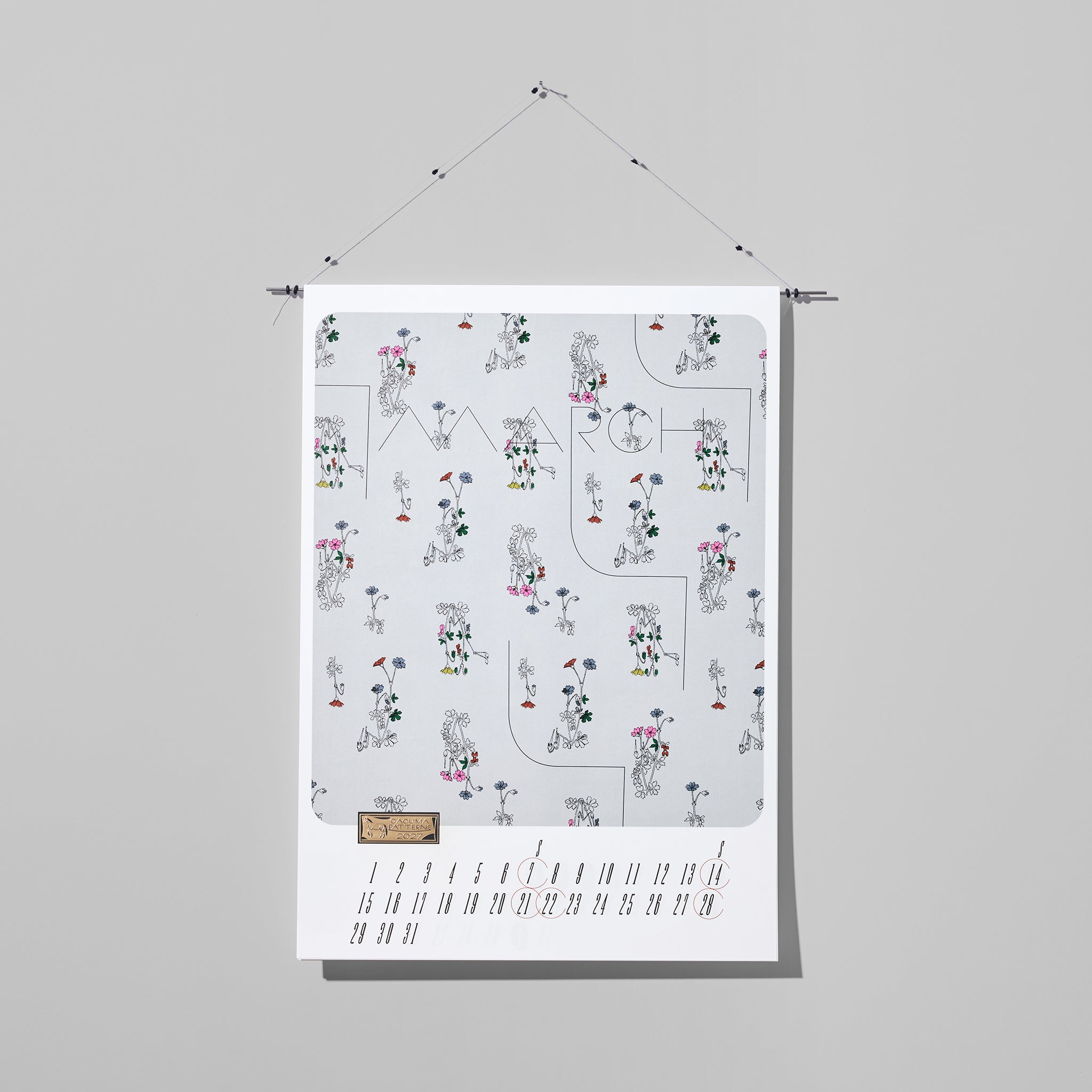 2027 Calendar CACUMA Patterns