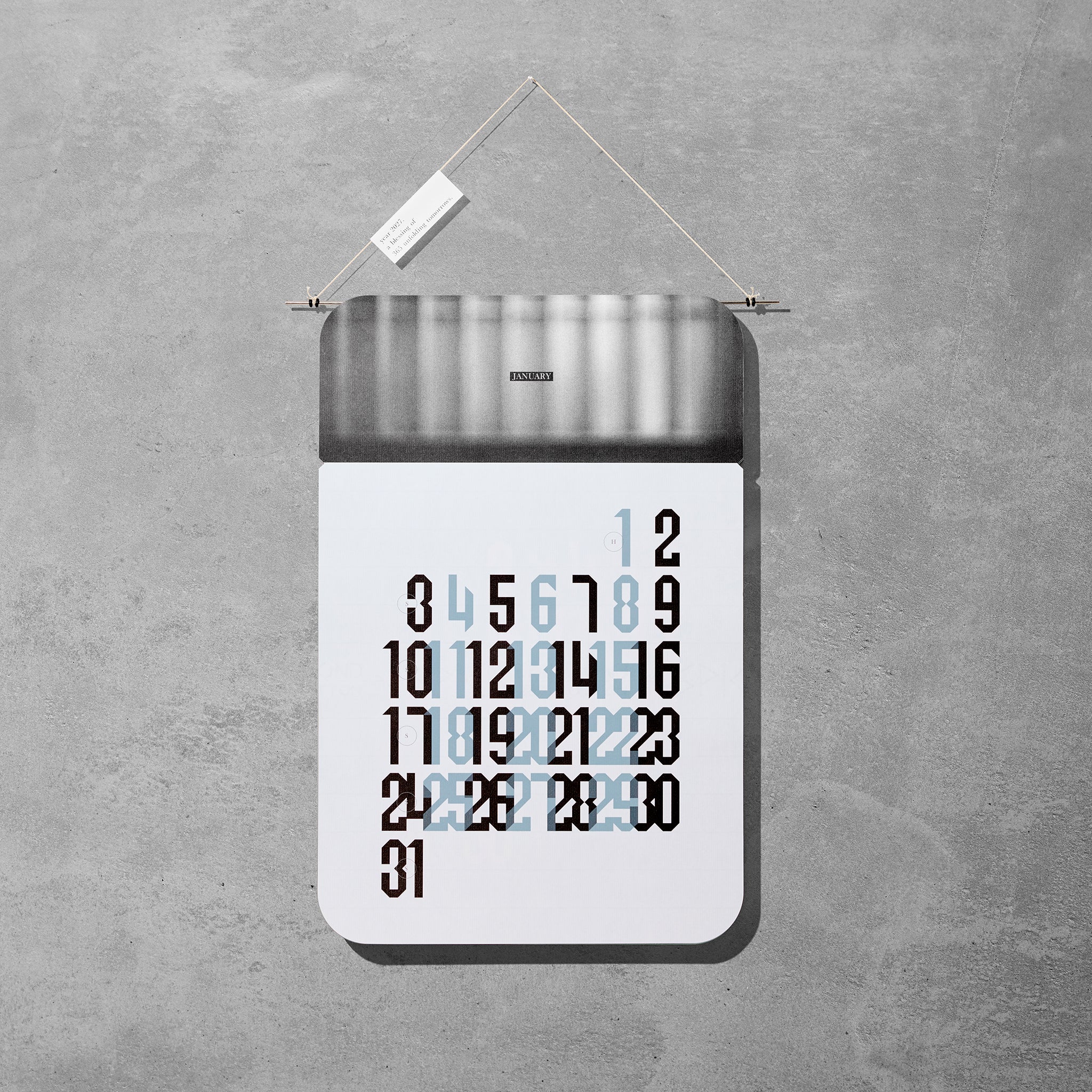 2027 Calendar TOMORROWS