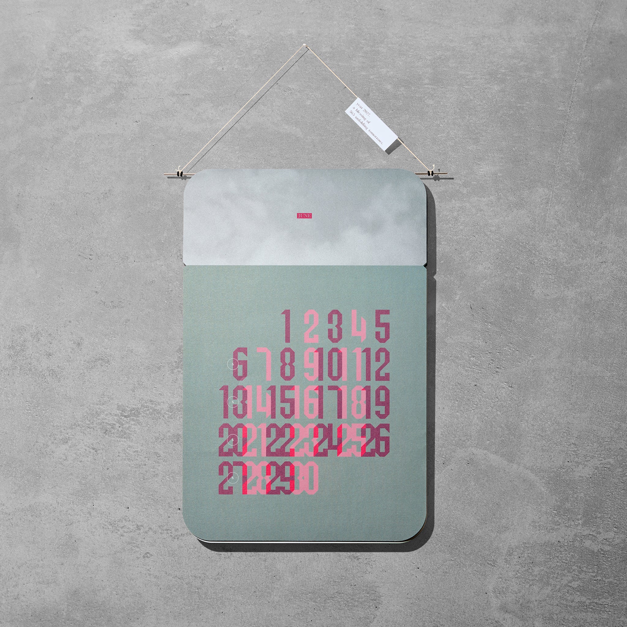 2027 Calendar TOMORROWS