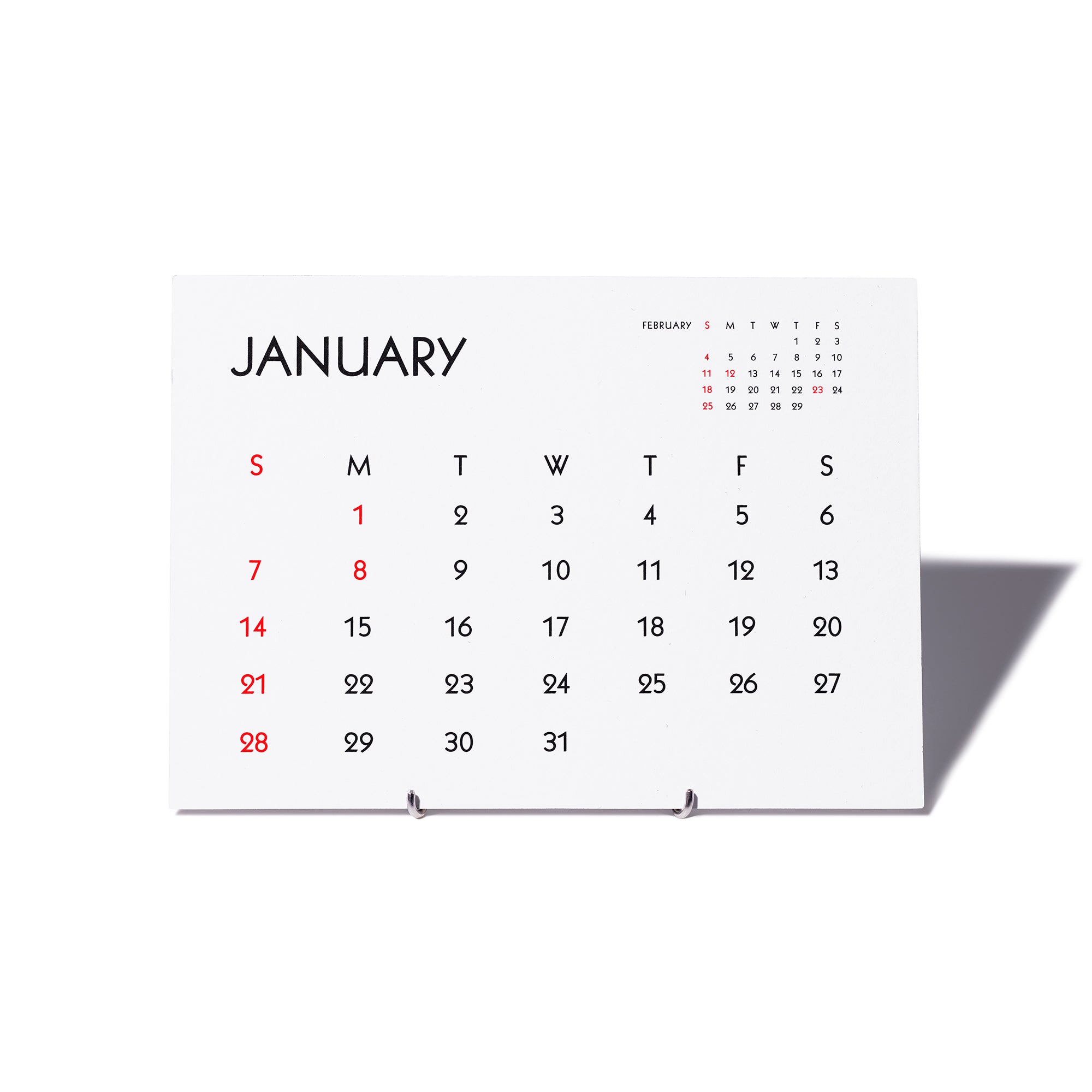 2024 Typeface Calendar 「Kabel Medium」卓上
