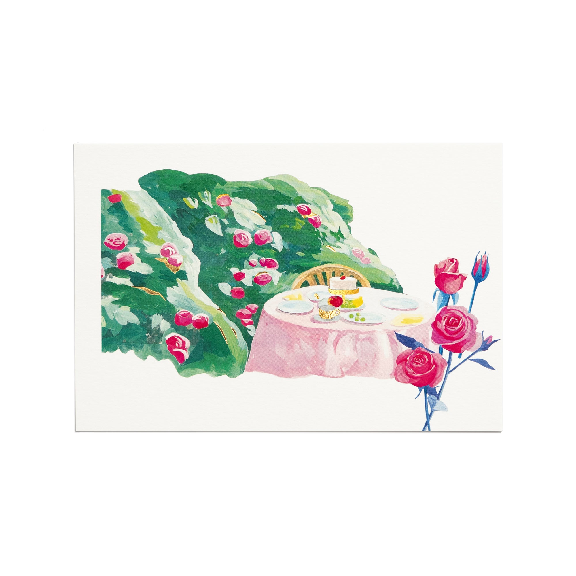 ポストカード 多目的「バラのにわ」