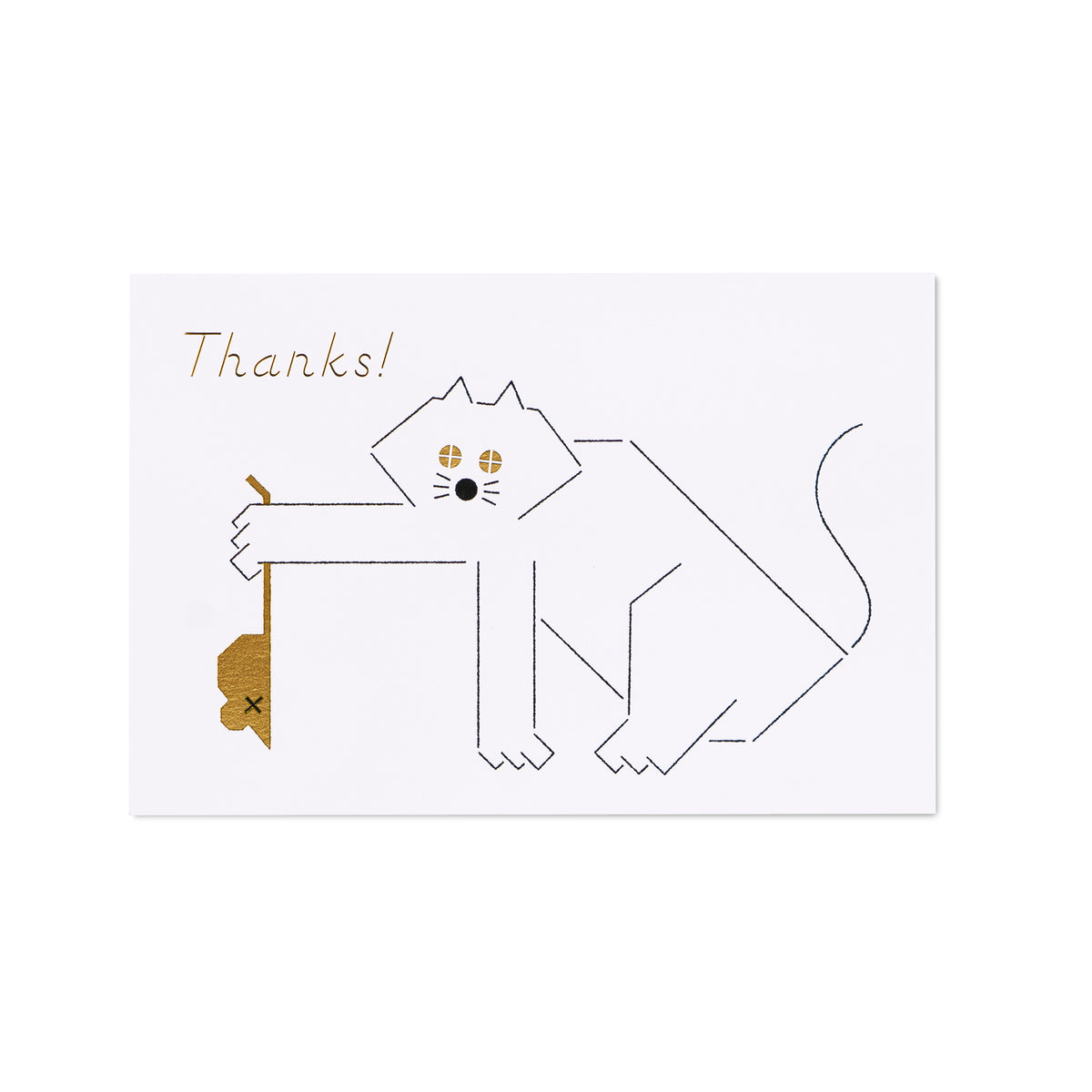 ポストカード Thank you「ネコ」 | D-BROS