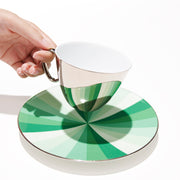 Load image into Gallery viewer, Mirror Cup &amp; Saucer &quot;From dawn till dusk&quot; C