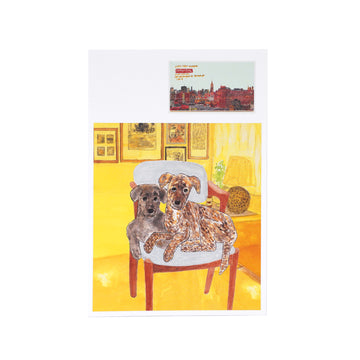 Postcard Multipurpose "Swedish dog"
