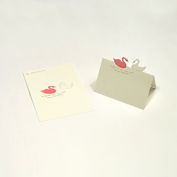 Mini card Swan