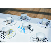 Load image into Gallery viewer, Mirror cup &amp; saucer &quot;ZIG ZAG&quot; A