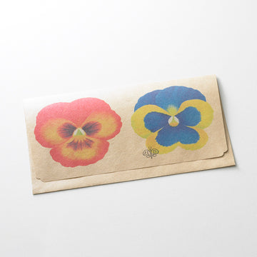 Butterfly envelope orange / blue